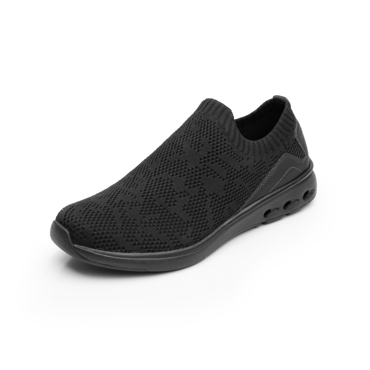 Sneaker Tejido Tipo Calcetín Flexi para Mujer con Suela extraligera Estilo 105201 Negro
