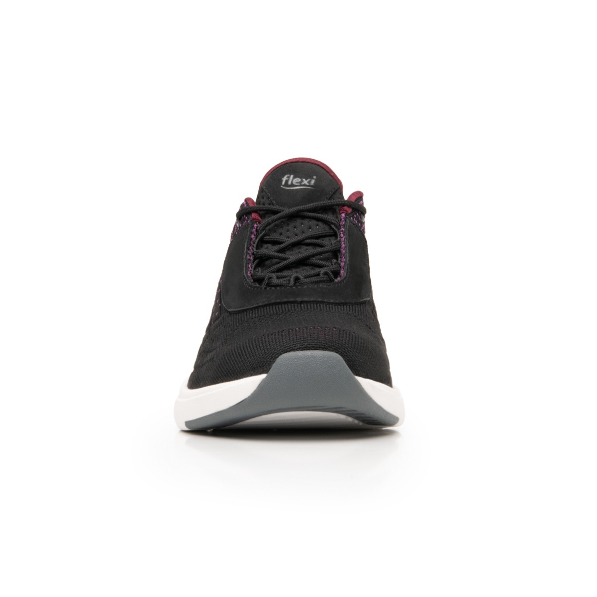 Sneaker Tejido Flexi para Mujer con Suela extraligera Estilo 105202 Negro