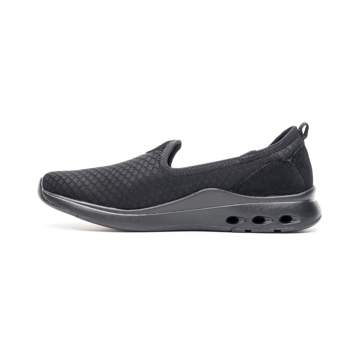 Sneaker Slip On Flexi para Mujer con Suela Air Soft Estilo 105207 Negro