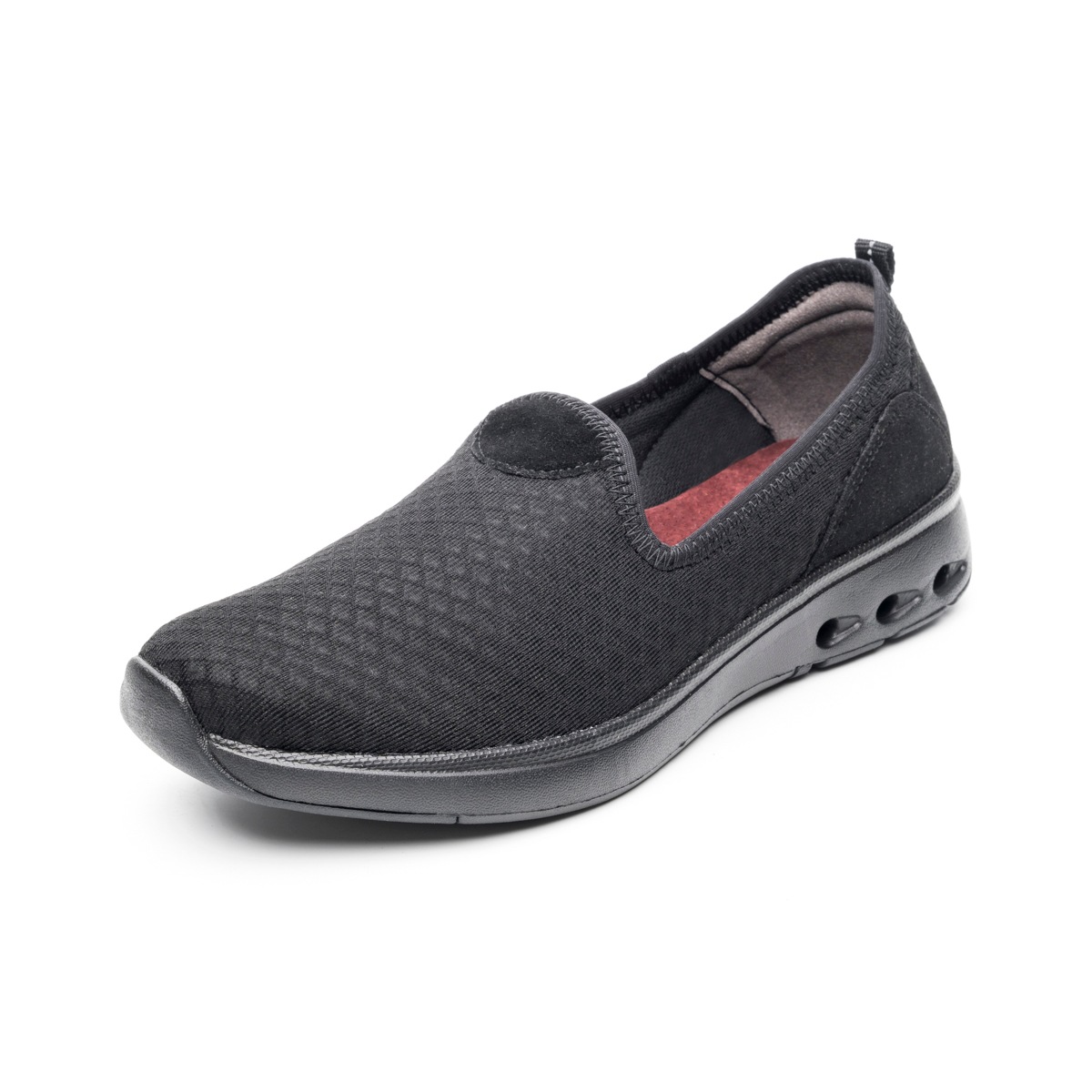 Sneaker Slip On Flexi para Mujer con Suela Air Soft Estilo 105207 Negro