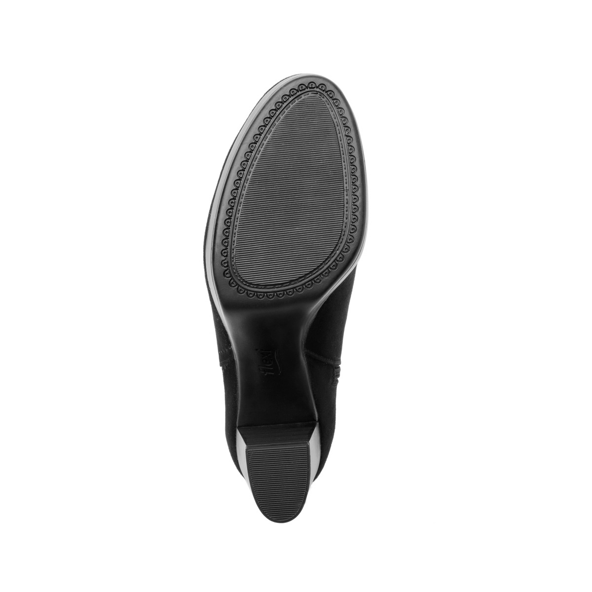Botín De Tacón Flexi para Mujer Estilo 105809 Negro