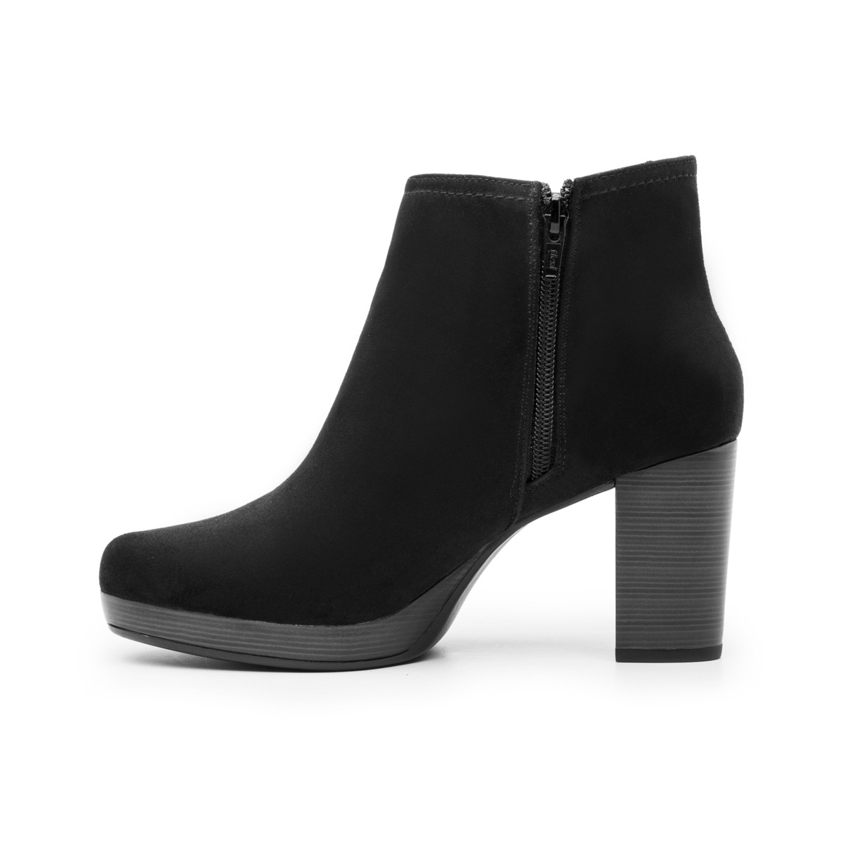 Botín De Tacón Flexi para Mujer Estilo 105809 Negro