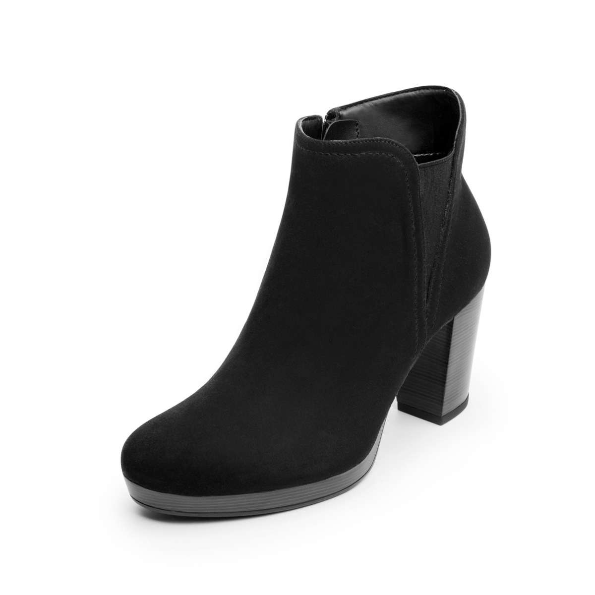 Botín De Tacón Flexi para Mujer Estilo 105809 Negro