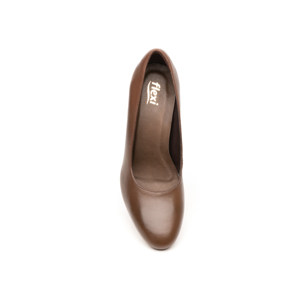 Zapatilla De Tacón Flexi para Mujer con Sistema Recovery Form Estilo 106001 Cafe