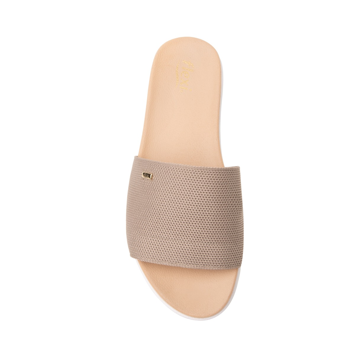 Sandalia Casual Flexi para Mujer con Plantilla Confortable Estilo 107101 Taupe