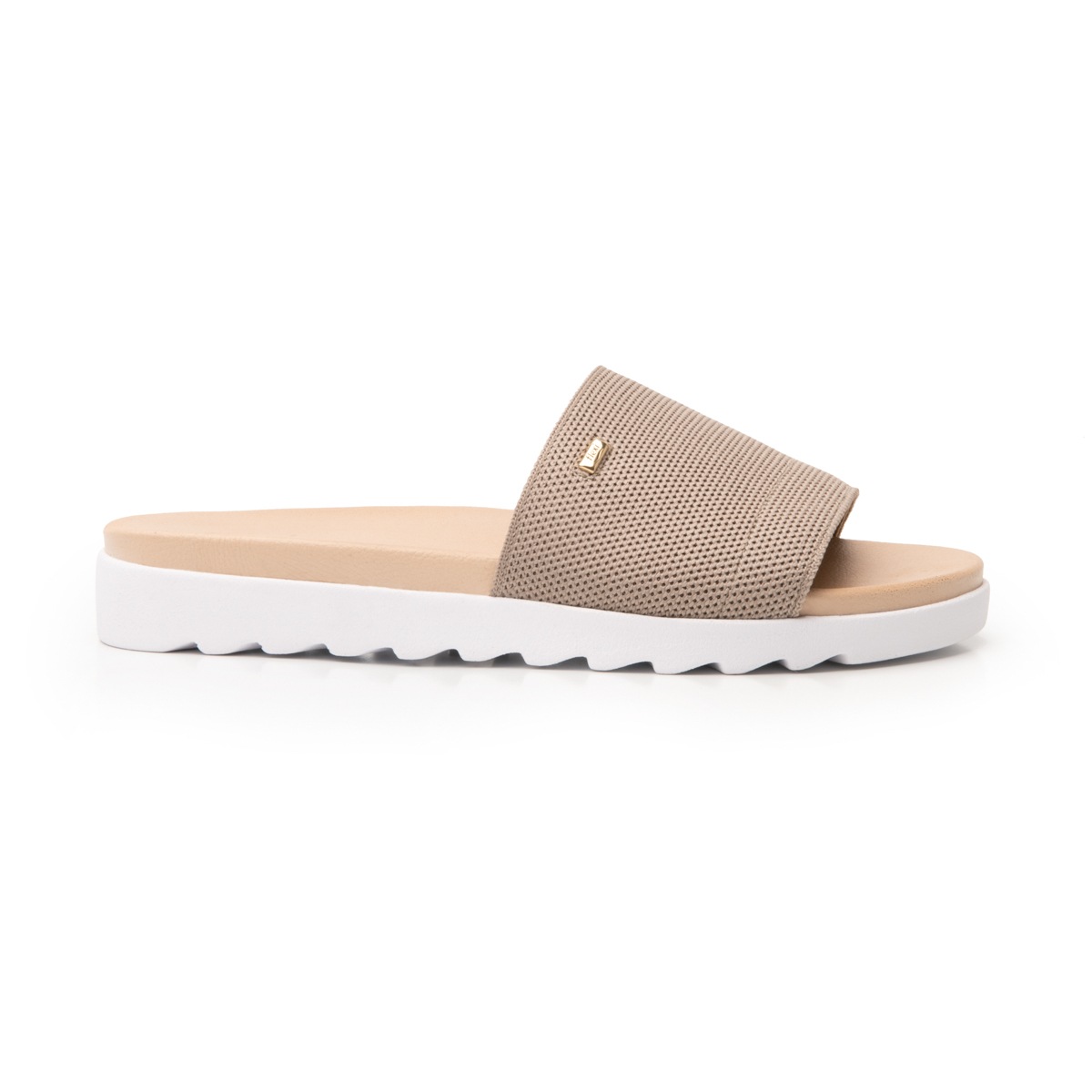 Sandalia Casual Flexi para Mujer con Plantilla Confortable Estilo 107101 Taupe