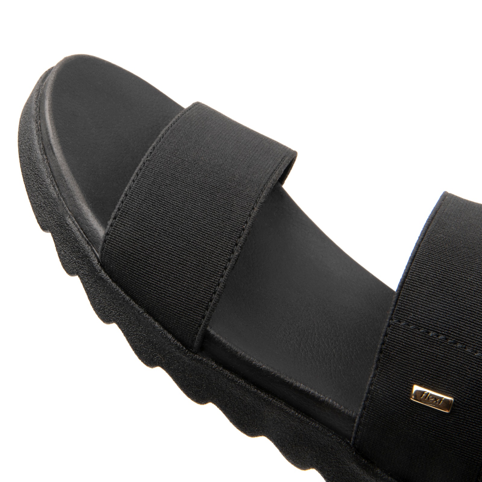 Sandalia Casual Flexi para Mujer con Plantilla Confortable Estilo 107102 Negro