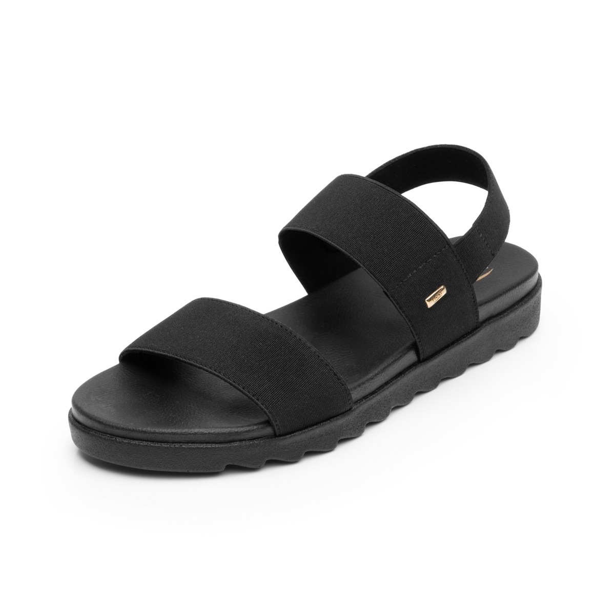 Sandalia Casual Flexi para Mujer con Plantilla Confortable Estilo 107102 Negro