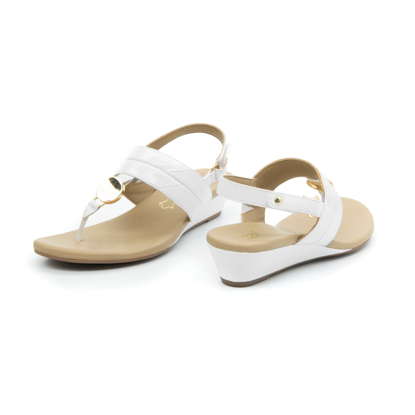 Sandalia Urbana Flexi para Mujer Estilo 107201 Blanco
