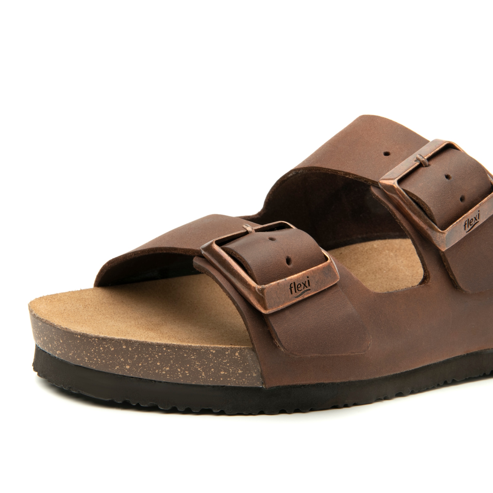 Sandalia Casual Flexi para Mujer con Plantilla Anatómica Estilo 107401 Café