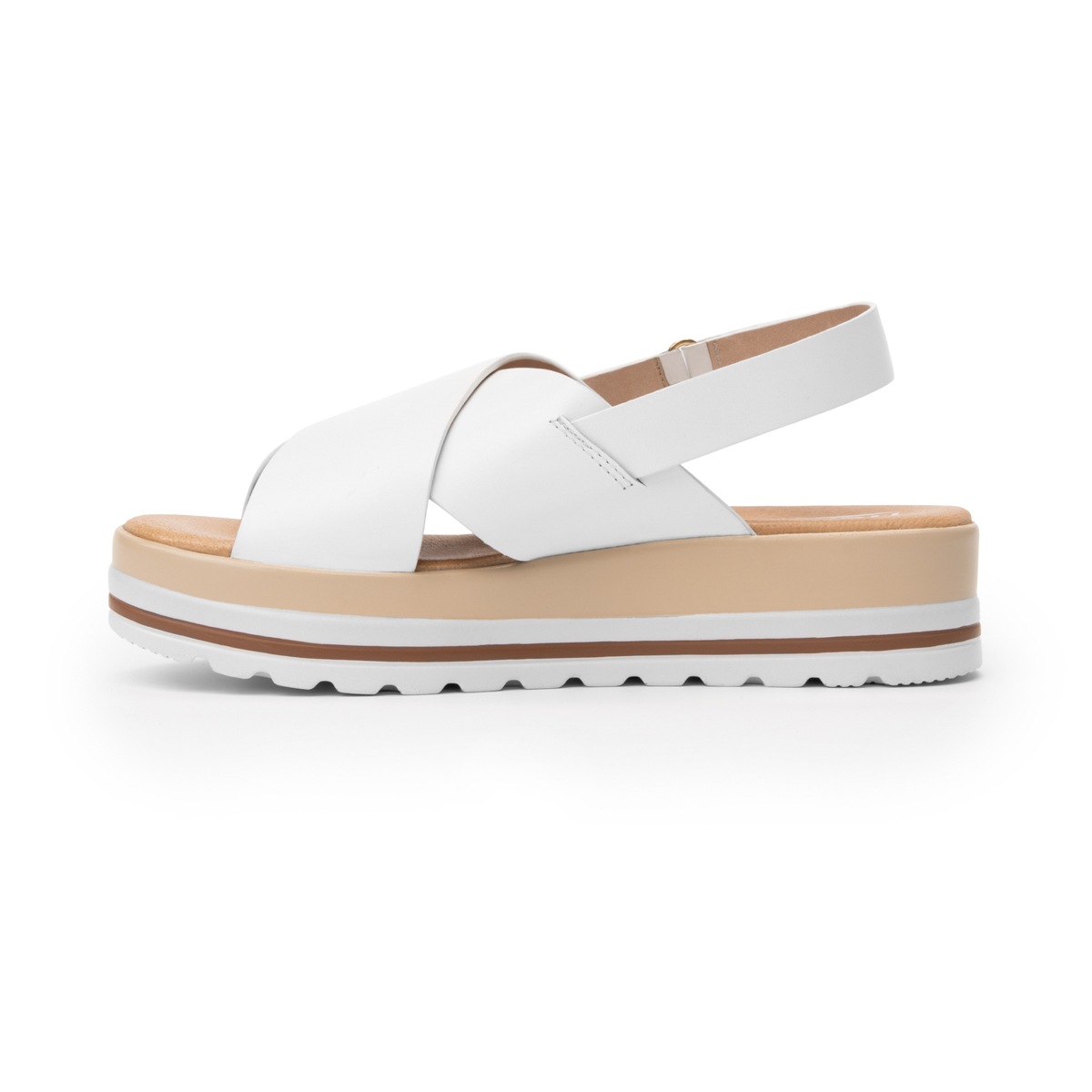 Sandalia Urbana Flexi para Mujer Estilo 107502 Blanco