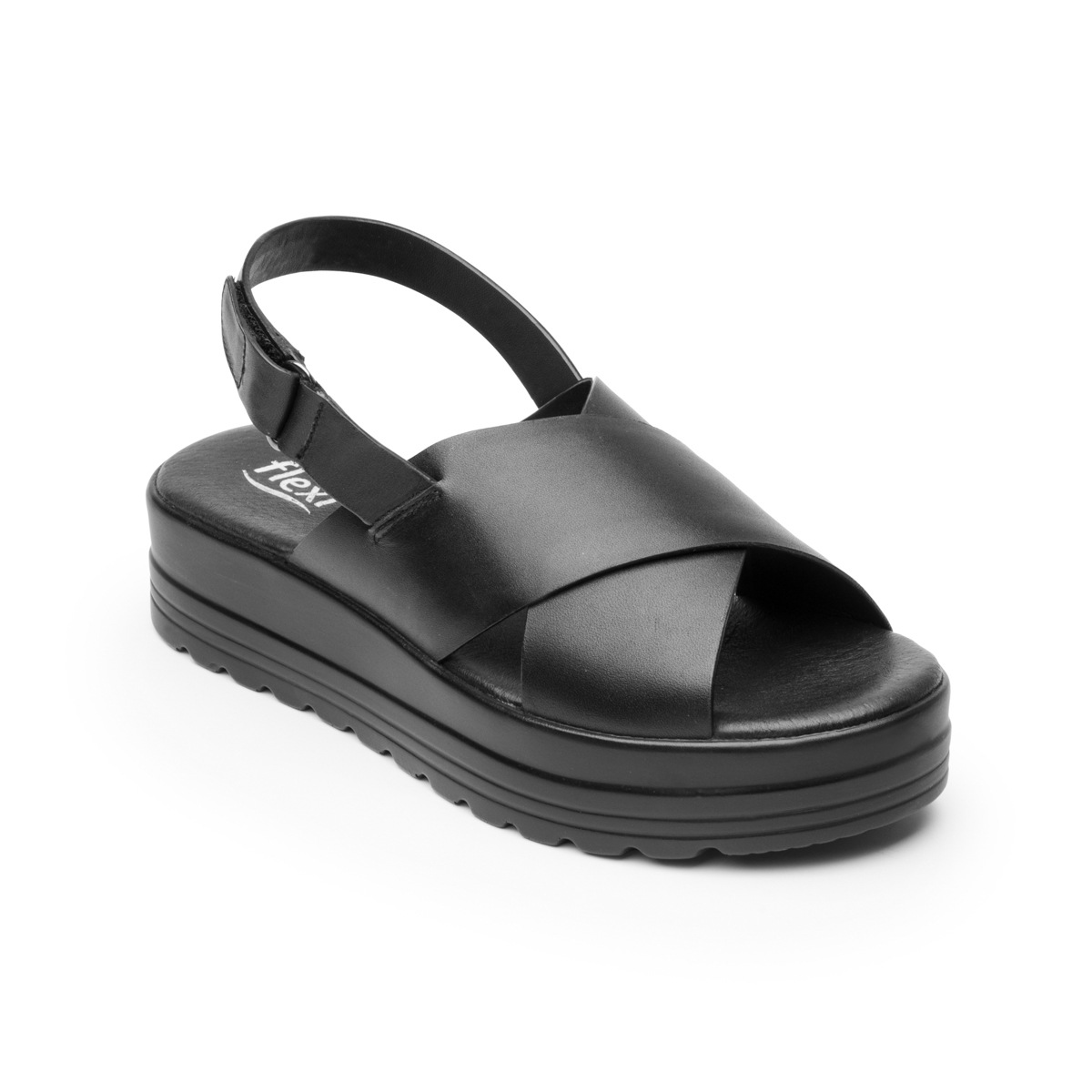 Sandalia Urbana Flexi para Mujer Estilo 107502 Negro