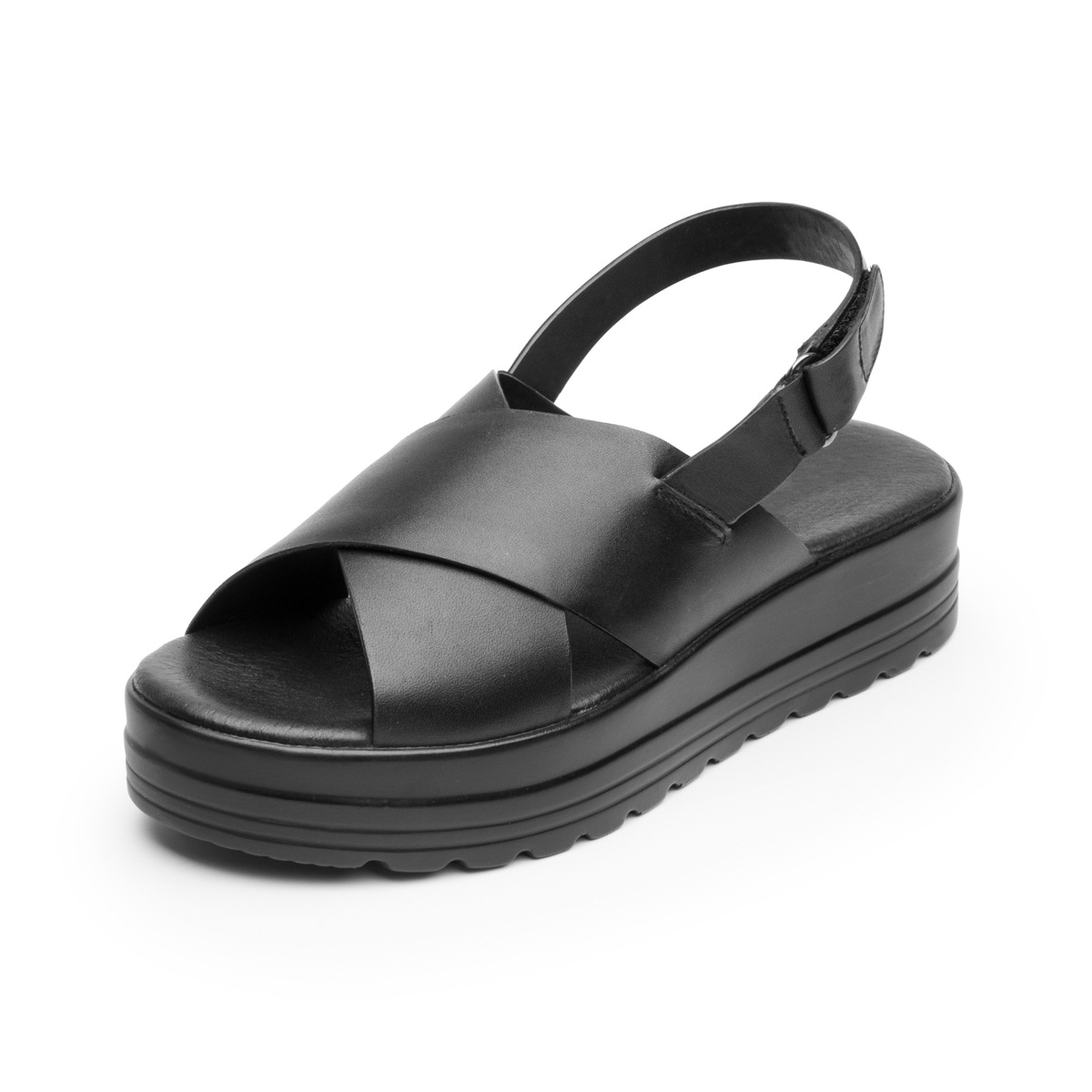 Sandalia Urbana Flexi para Mujer Estilo 107502 Negro