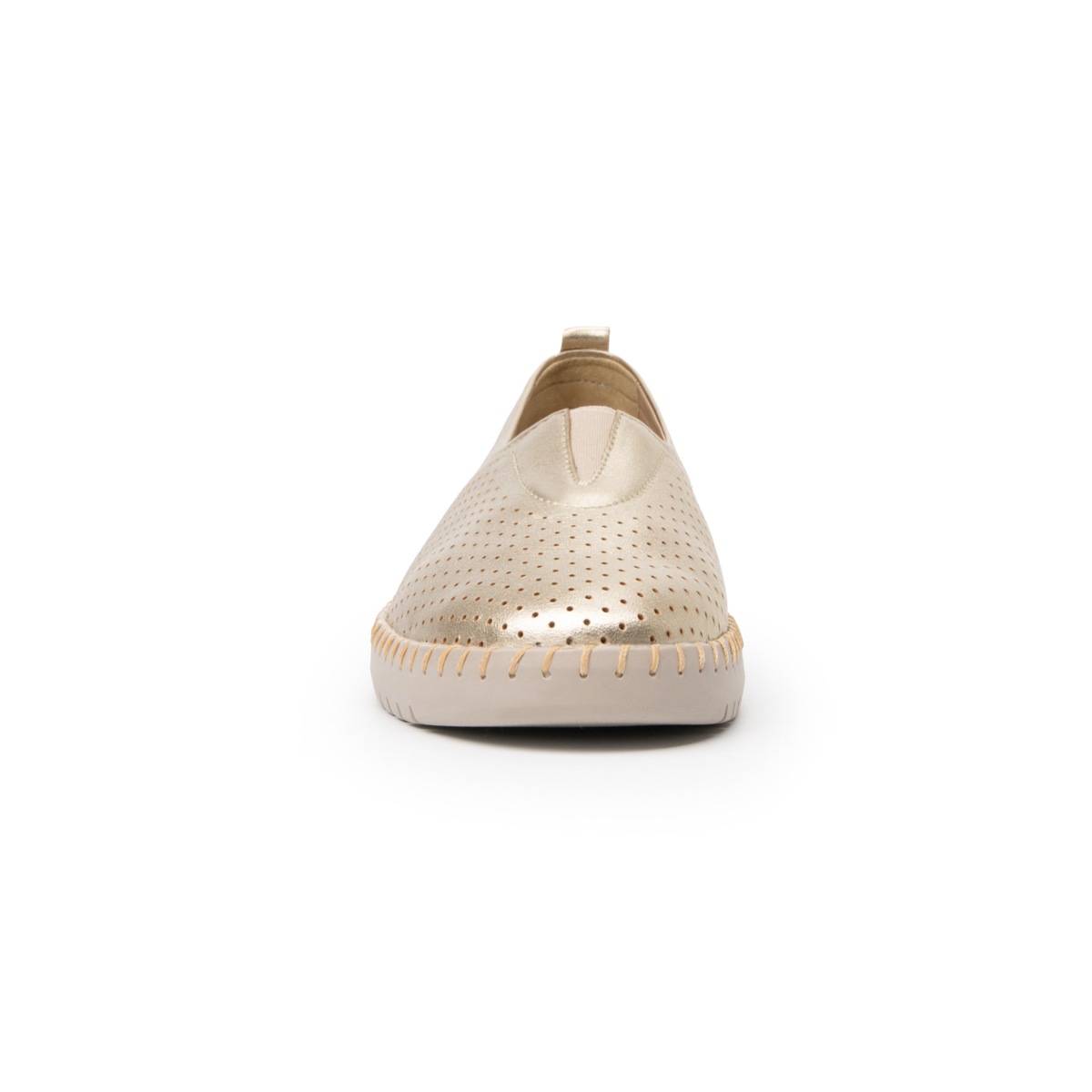 Flat Casual Flexi para Mujer Estilo 108201 Oro