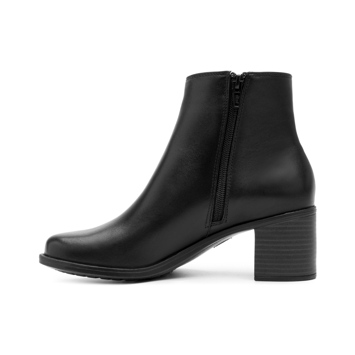 Botín De Tacón Flexi para Mujer con Cierre Interno Estilo 109220 Negro