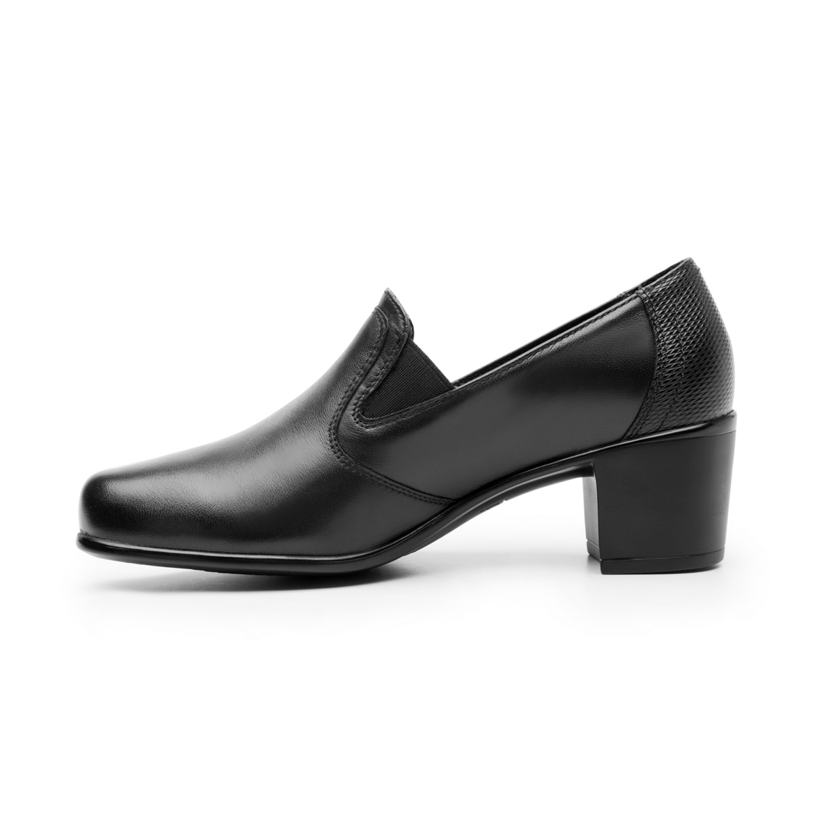 Zapato Casual De Tacón Flexi para Mujer Estilo 110401 Negro