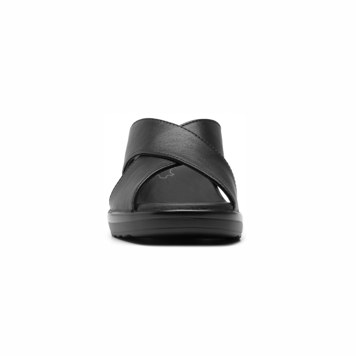 Sandalia Corte Cruzado Flexi para Mujer con Acabado Tamporeado Estilo 116011 Negro