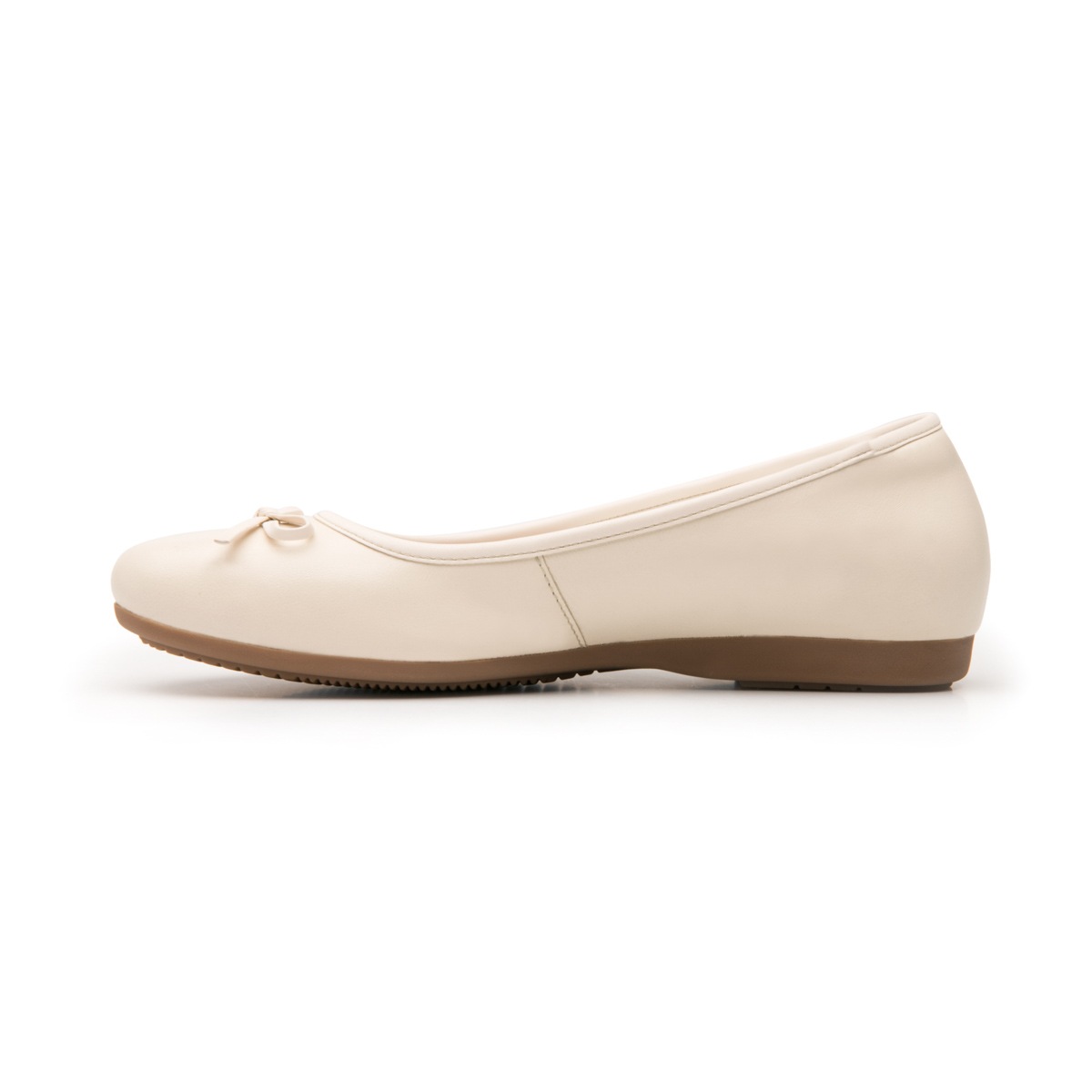 Flat Casual Flexi para Mujer con Piel Extra Suave Estilo 116303 Beige