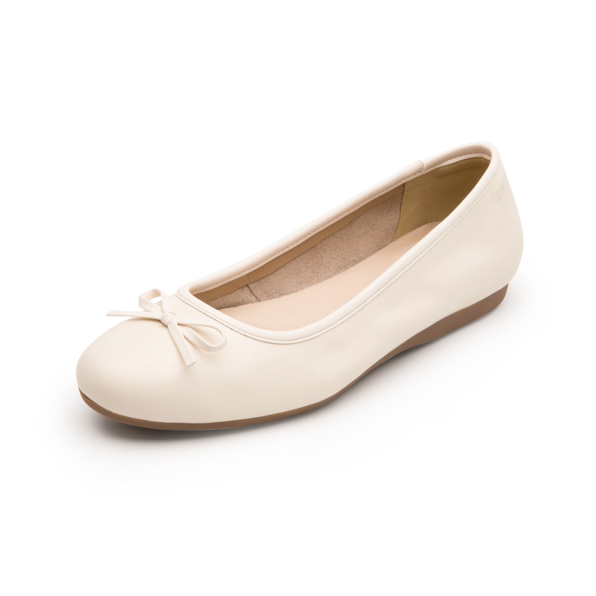 Flat Casual Flexi para Mujer con Piel Extra Suave Estilo 116303 Beige