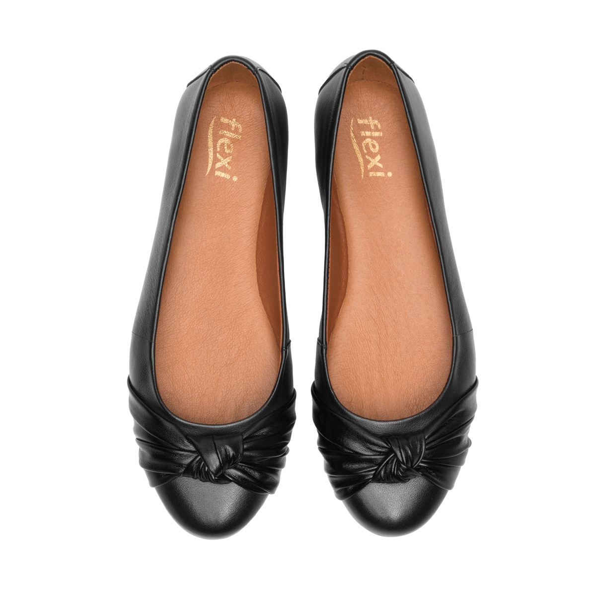 Balerina Casual Flexi para Mujer con Amortiguamiento Estilo 116313 Negro