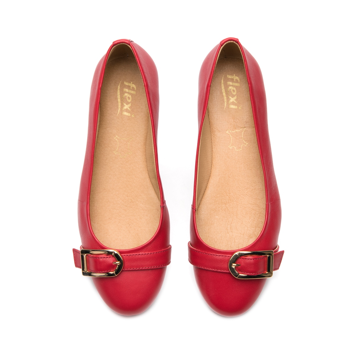 Balerina Casual Flexi para Mujer Estilo 116316 Carmin
