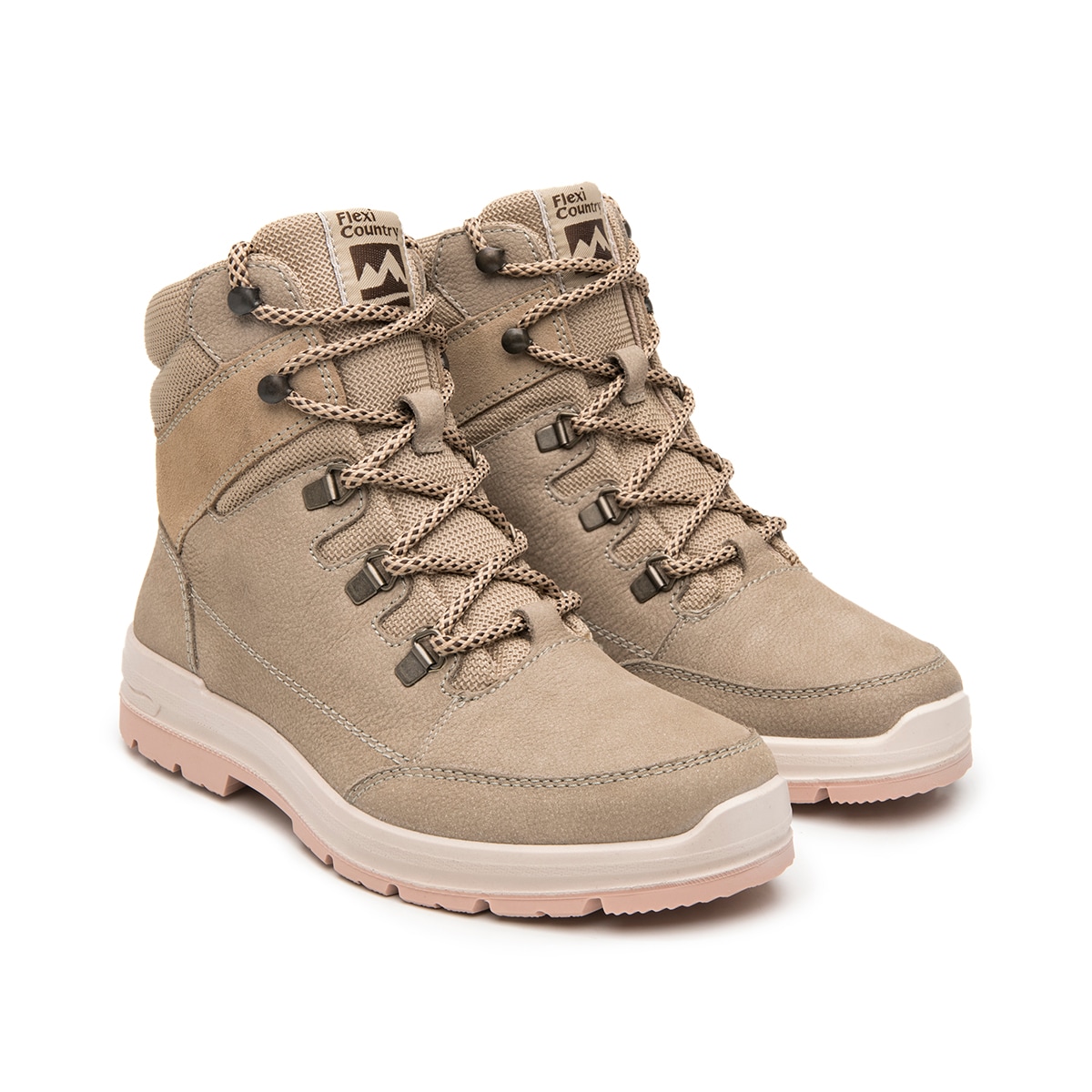 Botín Outdoor Flexi Country para Mujer Estilo 116810 Arena