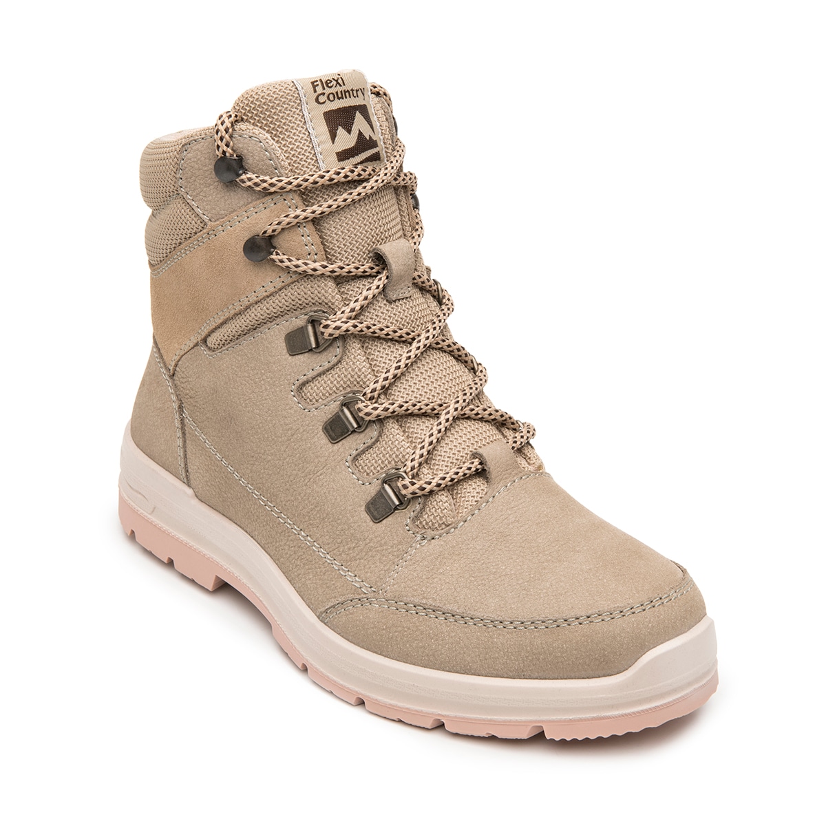 Botín Outdoor Flexi Country para Mujer Estilo 116810 Arena