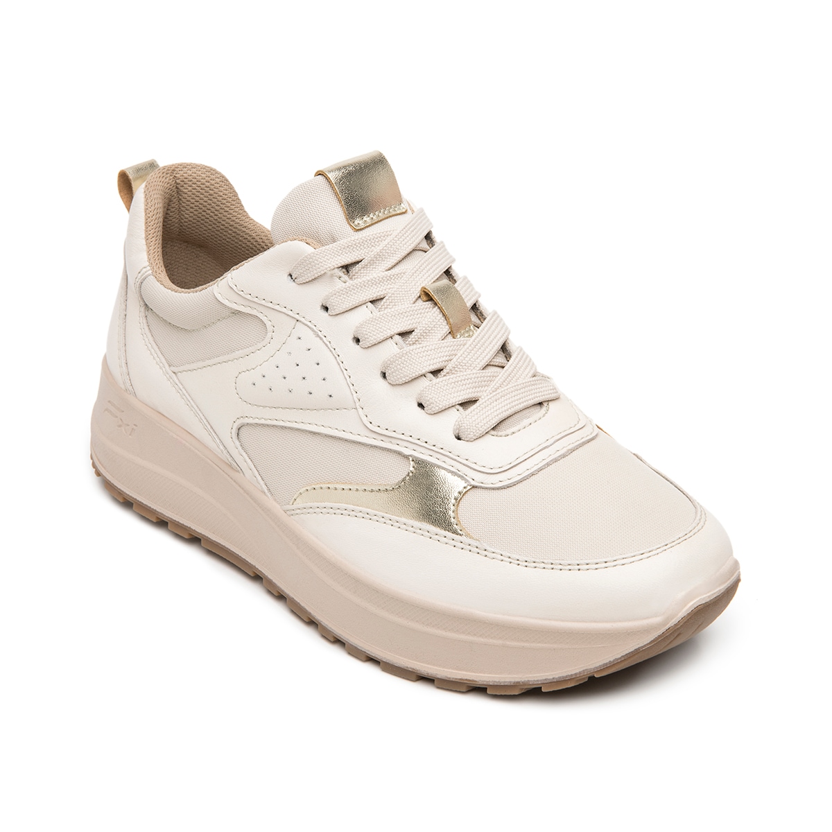 Sneaker Casual Flexi para Mujer Estilo 117210 Beige
