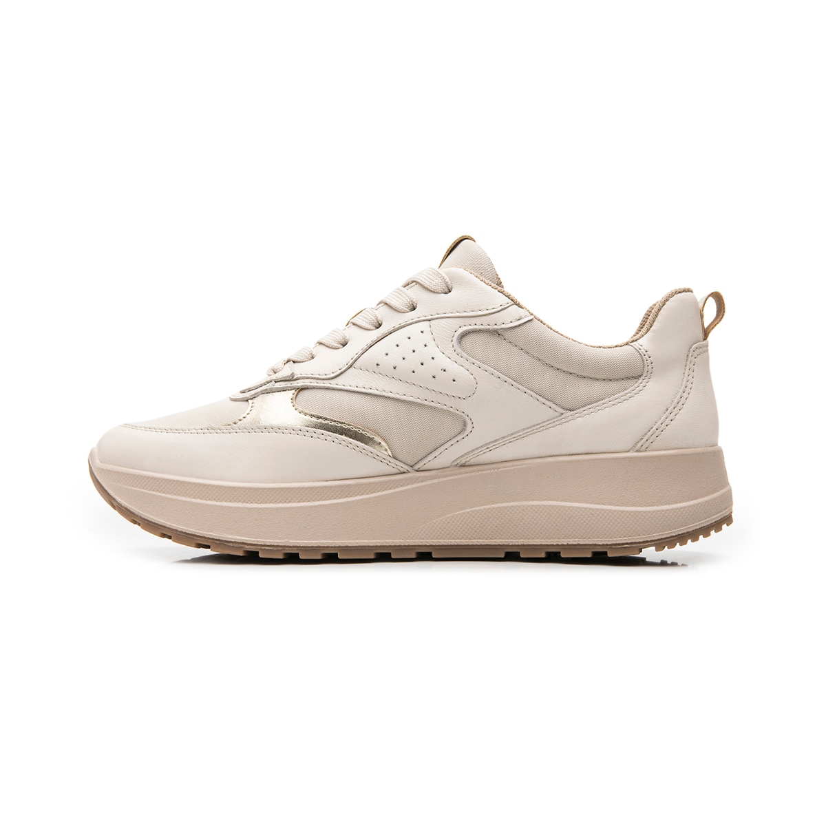Sneaker Casual Flexi para Mujer Estilo 117210 Beige