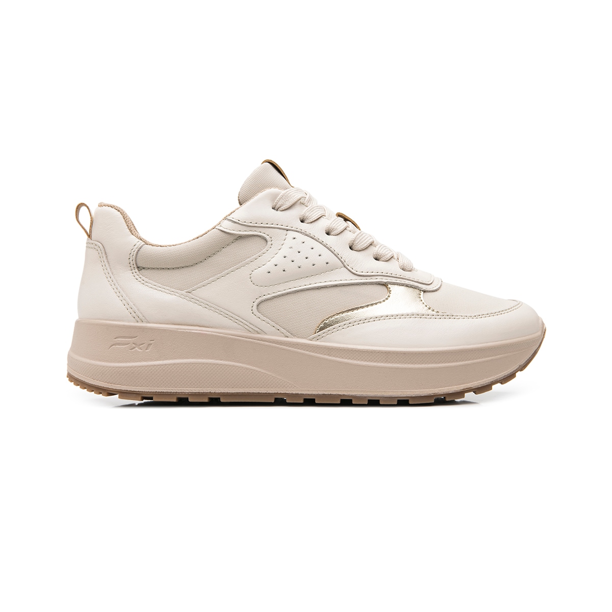 Sneaker Casual Flexi para Mujer Estilo 117210 Beige