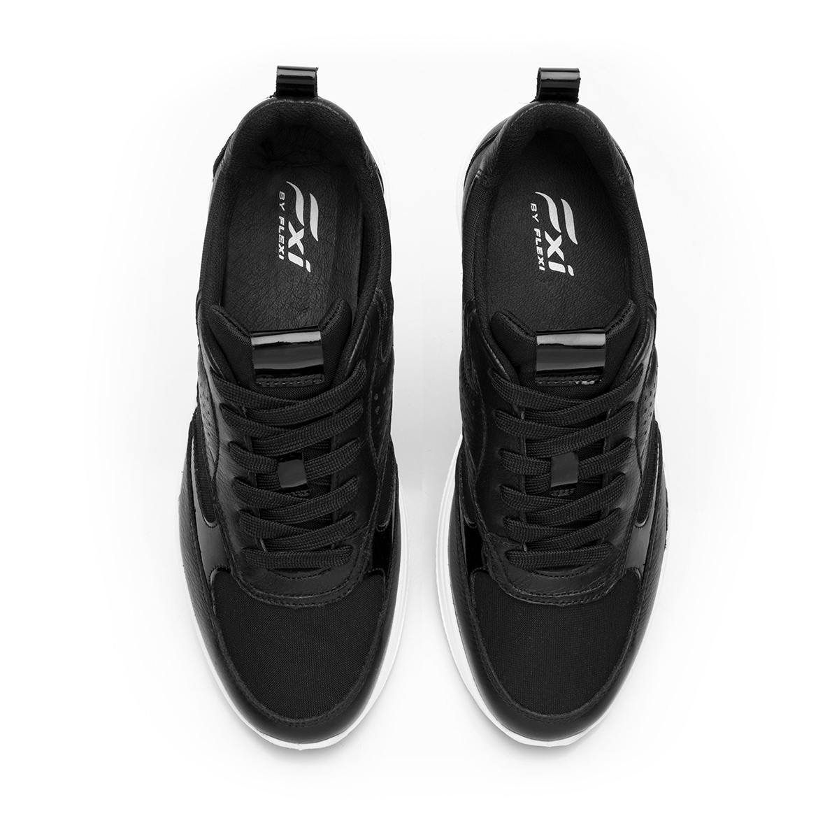 Sneaker Casual Flexi para Mujer Estilo 117210 Negro