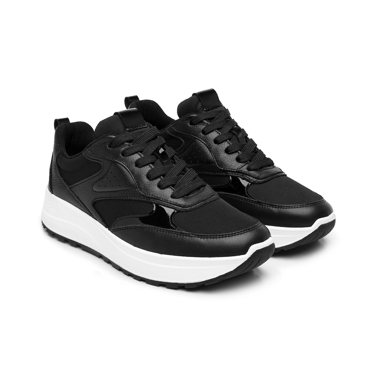 Sneaker Casual Flexi para Mujer Estilo 117210 Negro