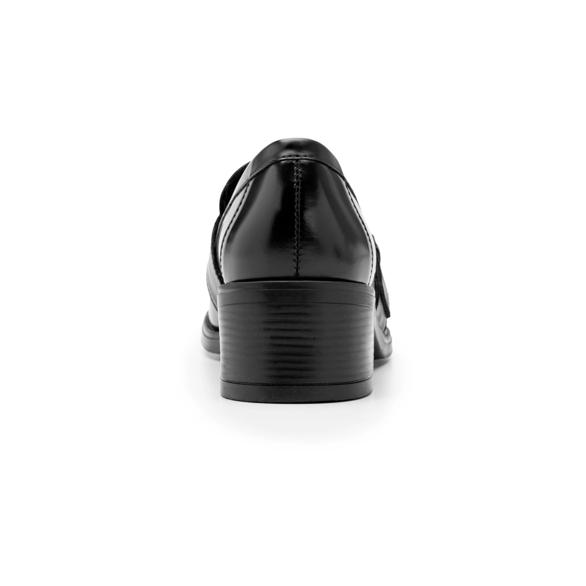 Mocasín De Tacón Flexi para Mujer Estilo 119507 Negro
