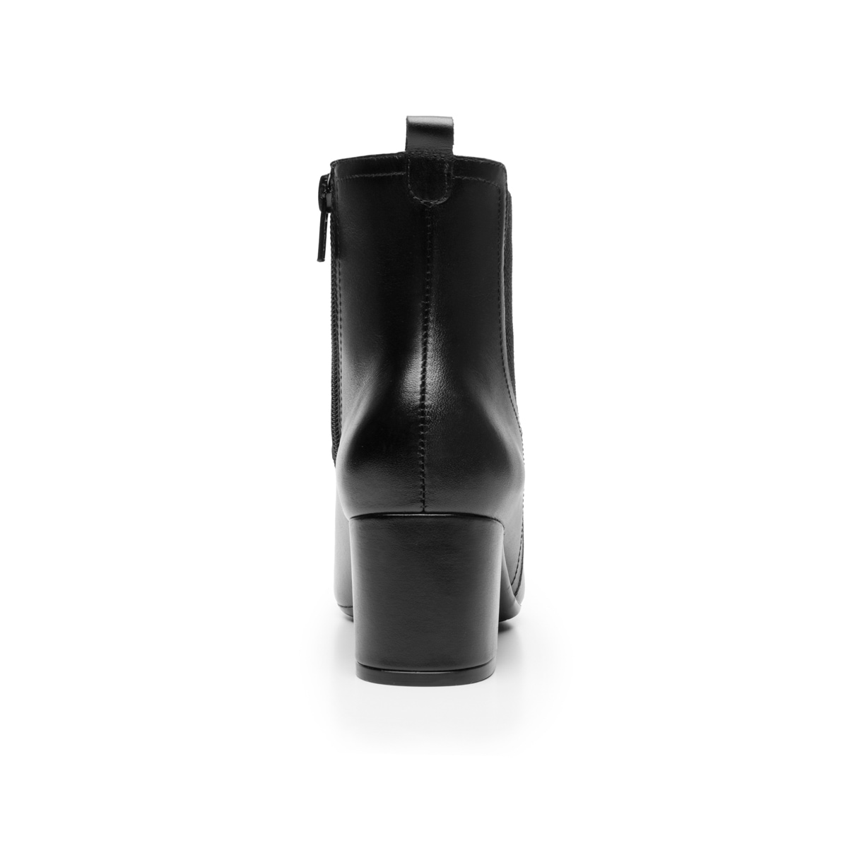 Botín Tacón Bajo Flexi para Mujer con Cierre Interno Estilo 119709 Negro