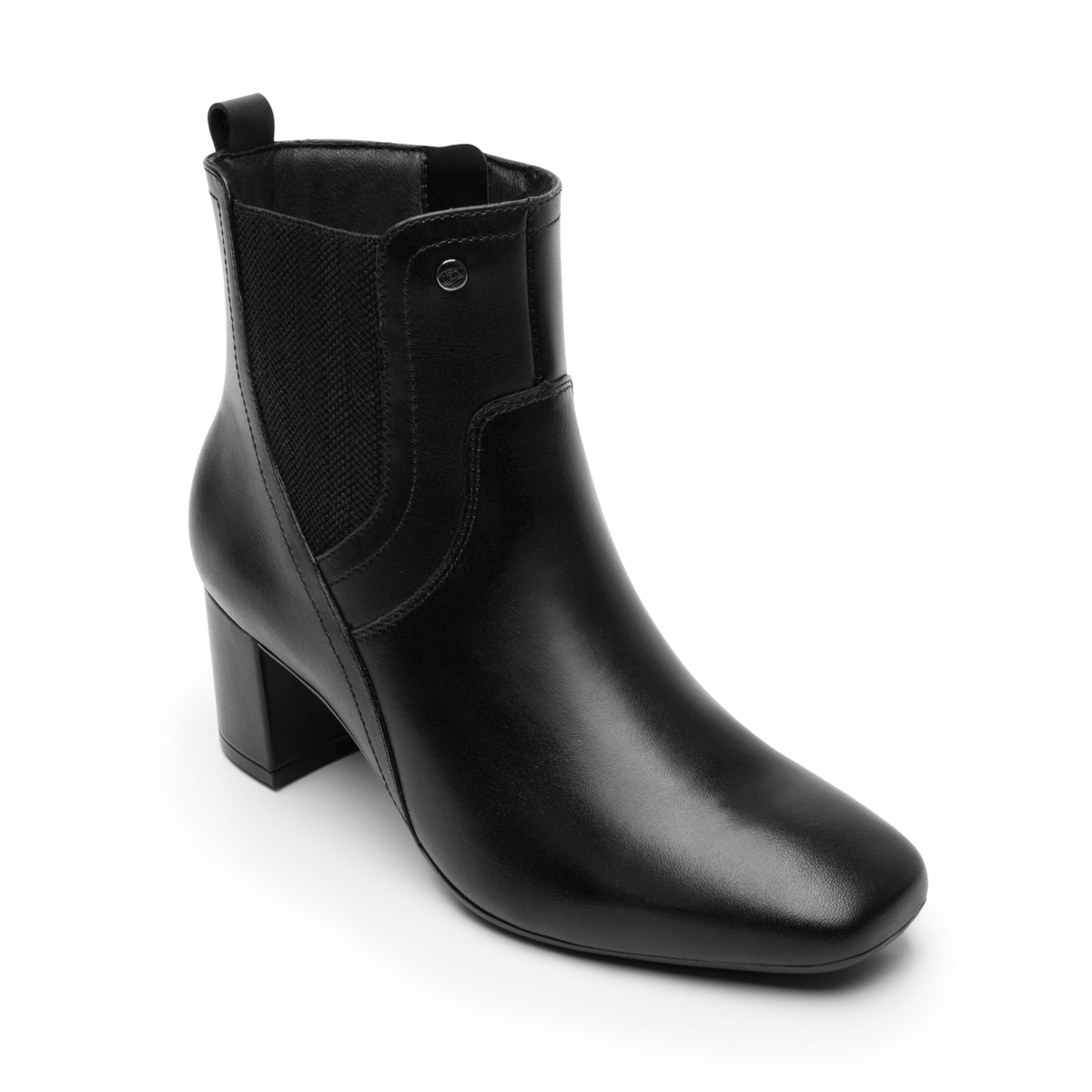 Botín Tacón Bajo Flexi para Mujer con Cierre Interno Estilo 119709 Negro