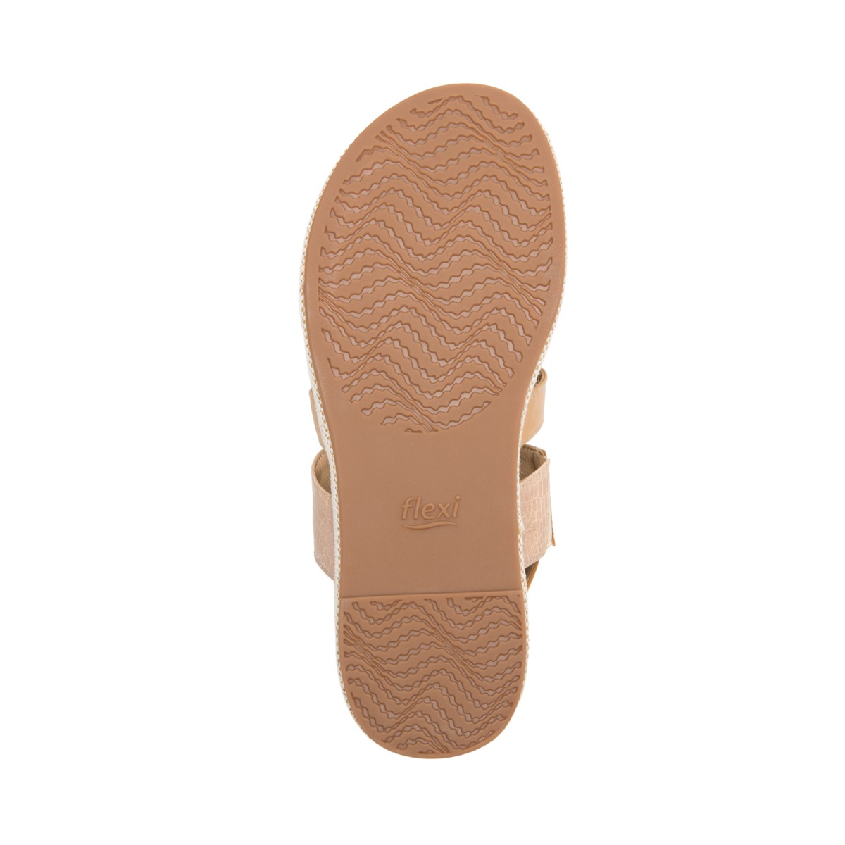 Sandalia Flexi para Mujer con Plantilla Anatómica Estilo 122903 Camel