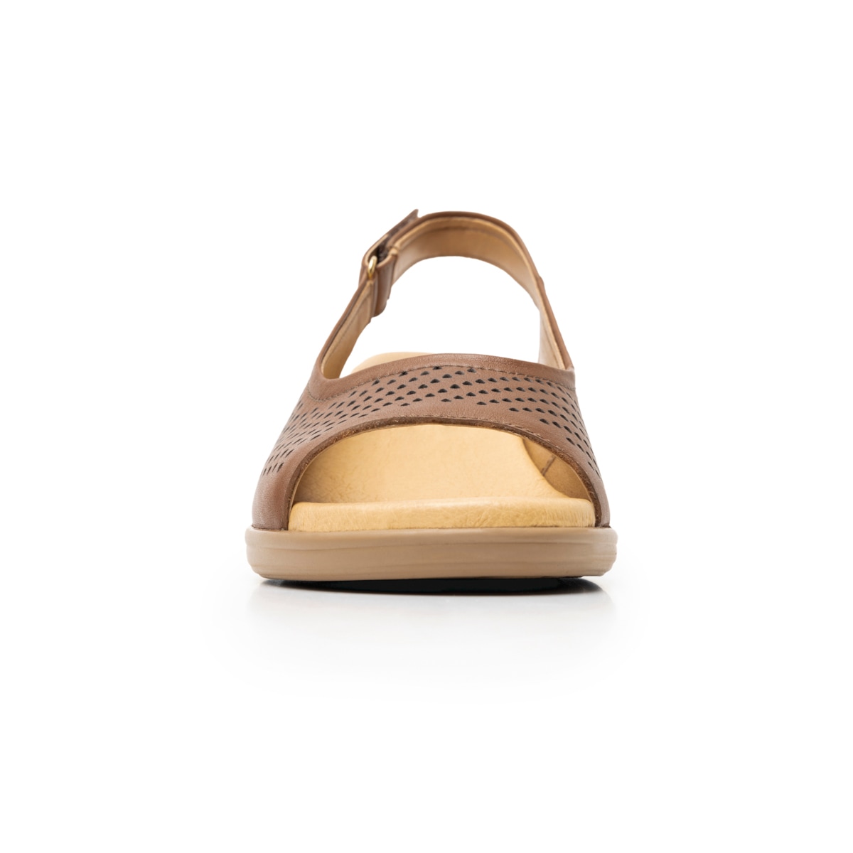 Sandalia Cuña Flexi para Mujer con Suela Flexible Estilo 123704 Tan