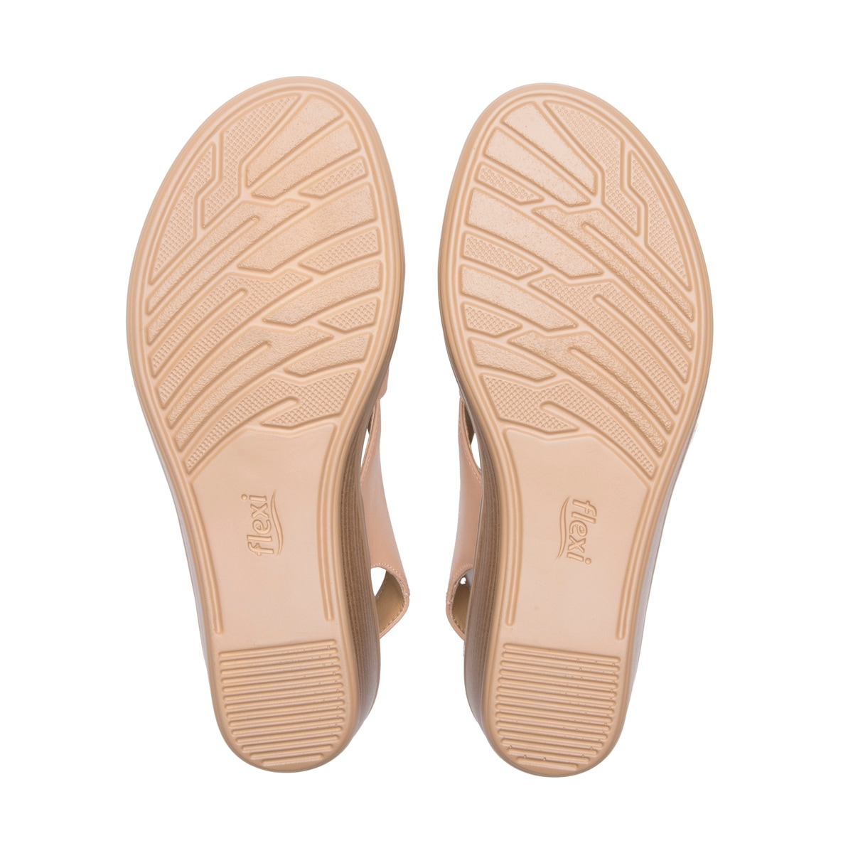Sandalia Cuña Baja Flexi para Mujer Estilo 123716 Petalos