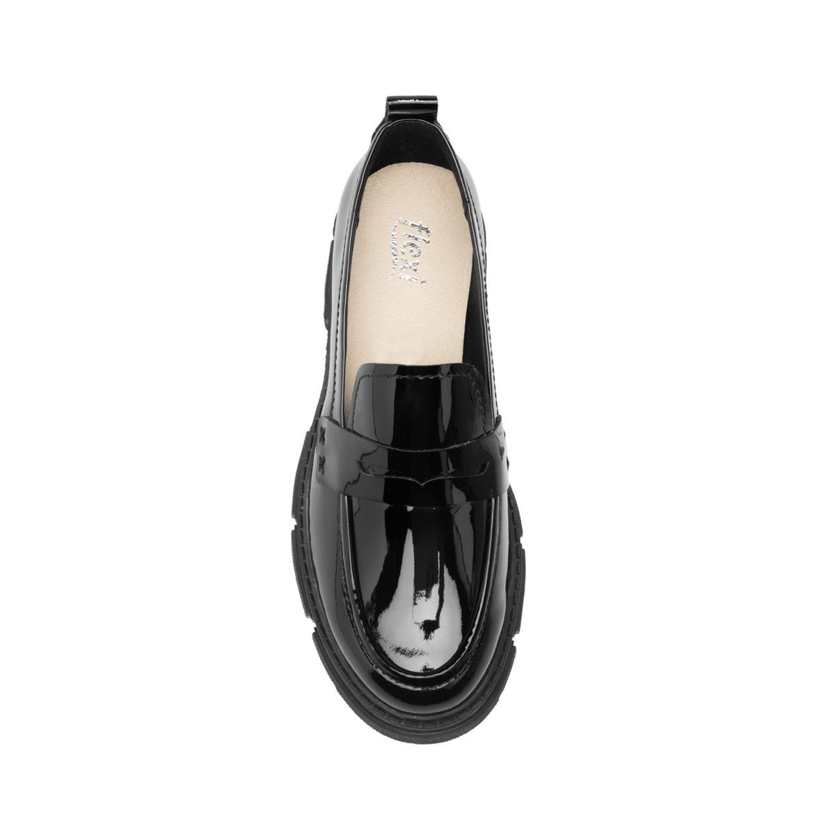 Mocasín Con Antifaz Flexi para Mujer con Suela Ligera Estilo 124602 Negro