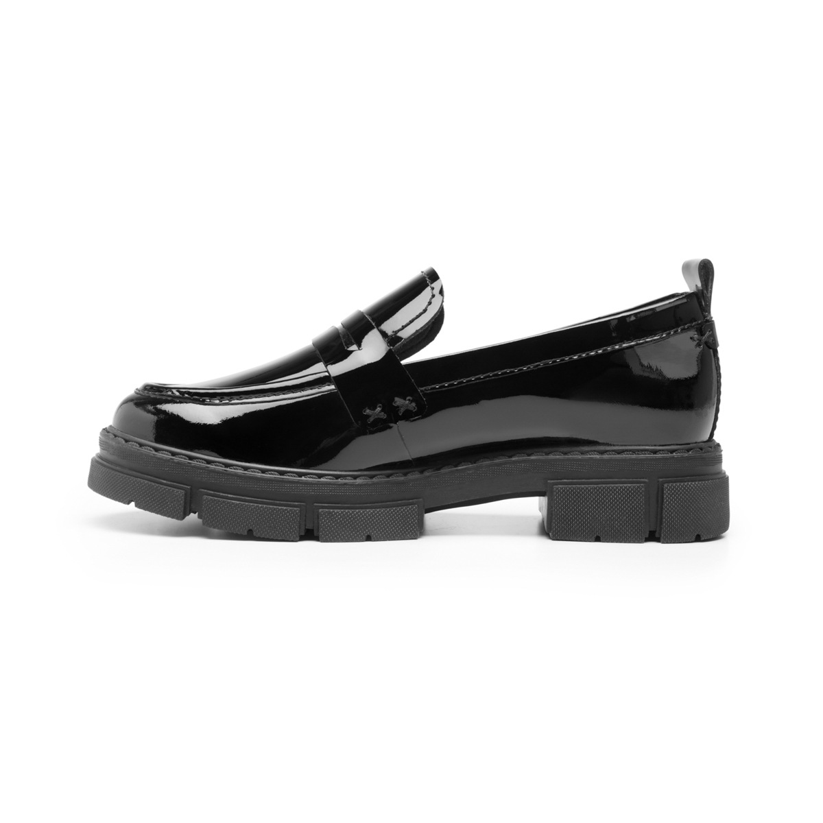 Mocasín Con Antifaz Flexi para Mujer con Suela Ligera Estilo 124602 Negro