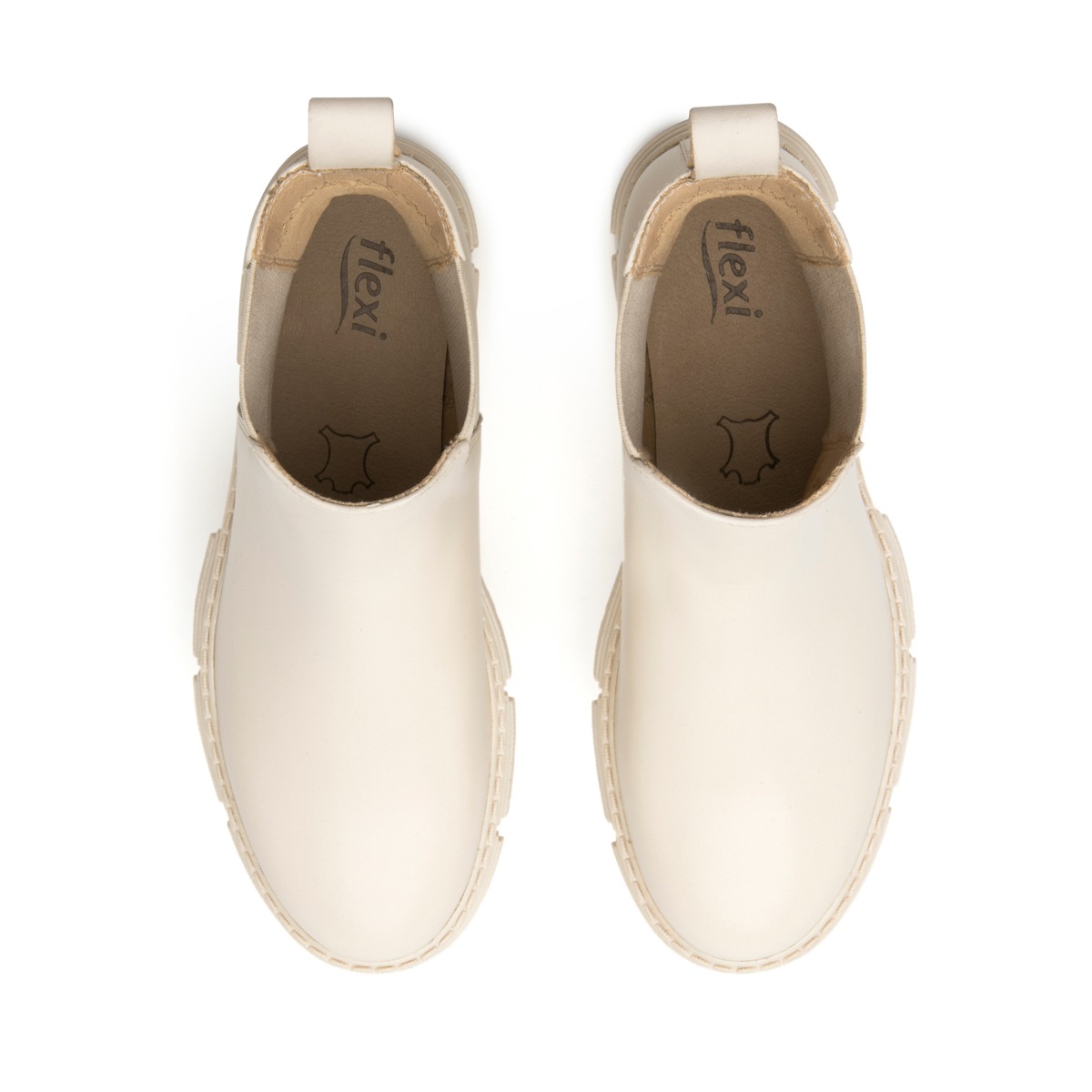 Bota Casual Flexi para Mujer Estilo 124604 Beige