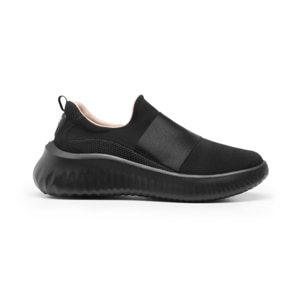 Sneaker Slip On Flexi para Mujer con Suela Extra Ligera Estilo 124802 Negro