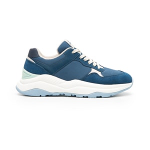 Sneaker Casual Flexi para Mujer con Suela Extra Ligera Estilo 124901 Azul