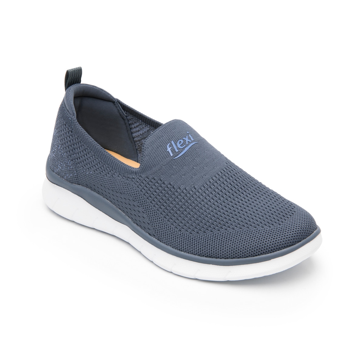 Sneaker Running Slip On Flexi para Mujer con Ligereza y Suavidad Estilo 125607 Denim