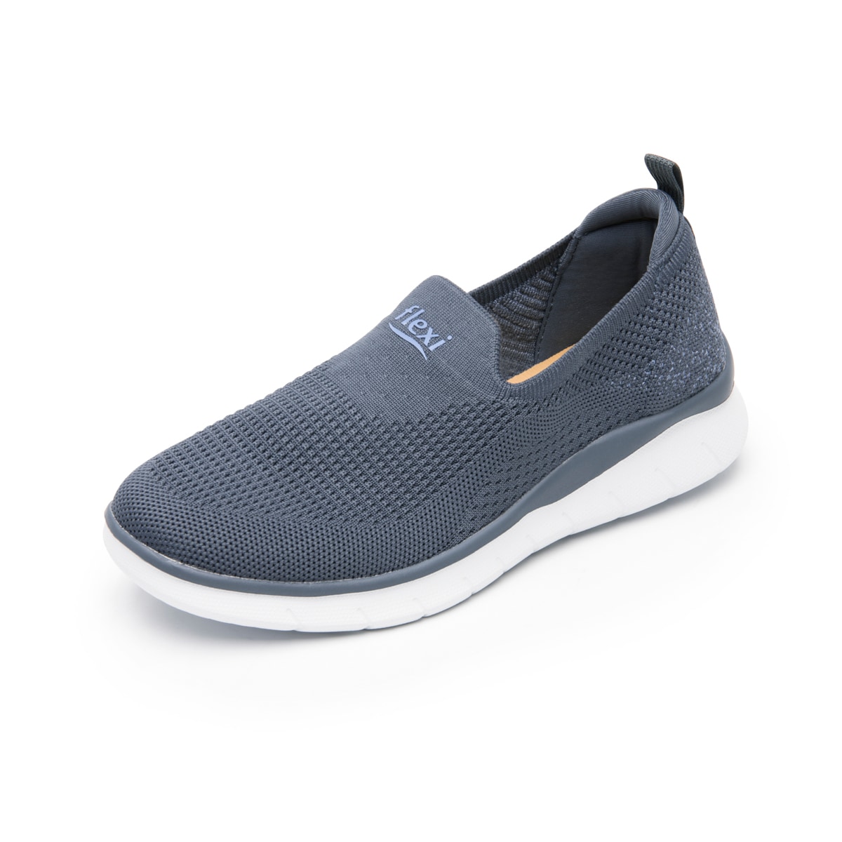 Sneaker Running Slip On Flexi para Mujer con Ligereza y Suavidad Estilo 125607 Denim
