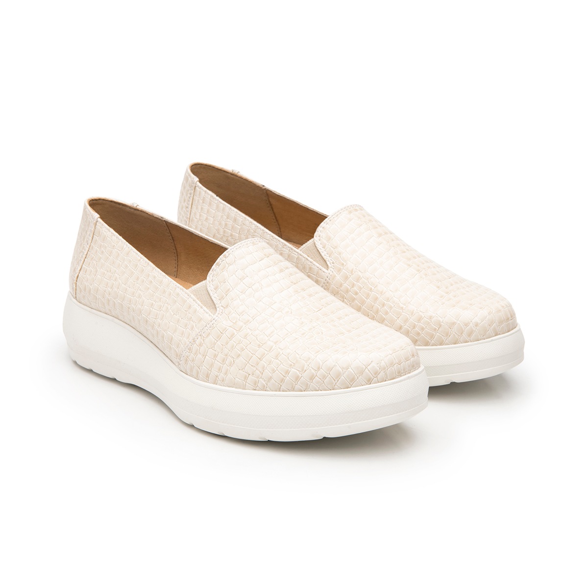 Mocasín Casual Flexi para Mujer Estilo 126716 Perla