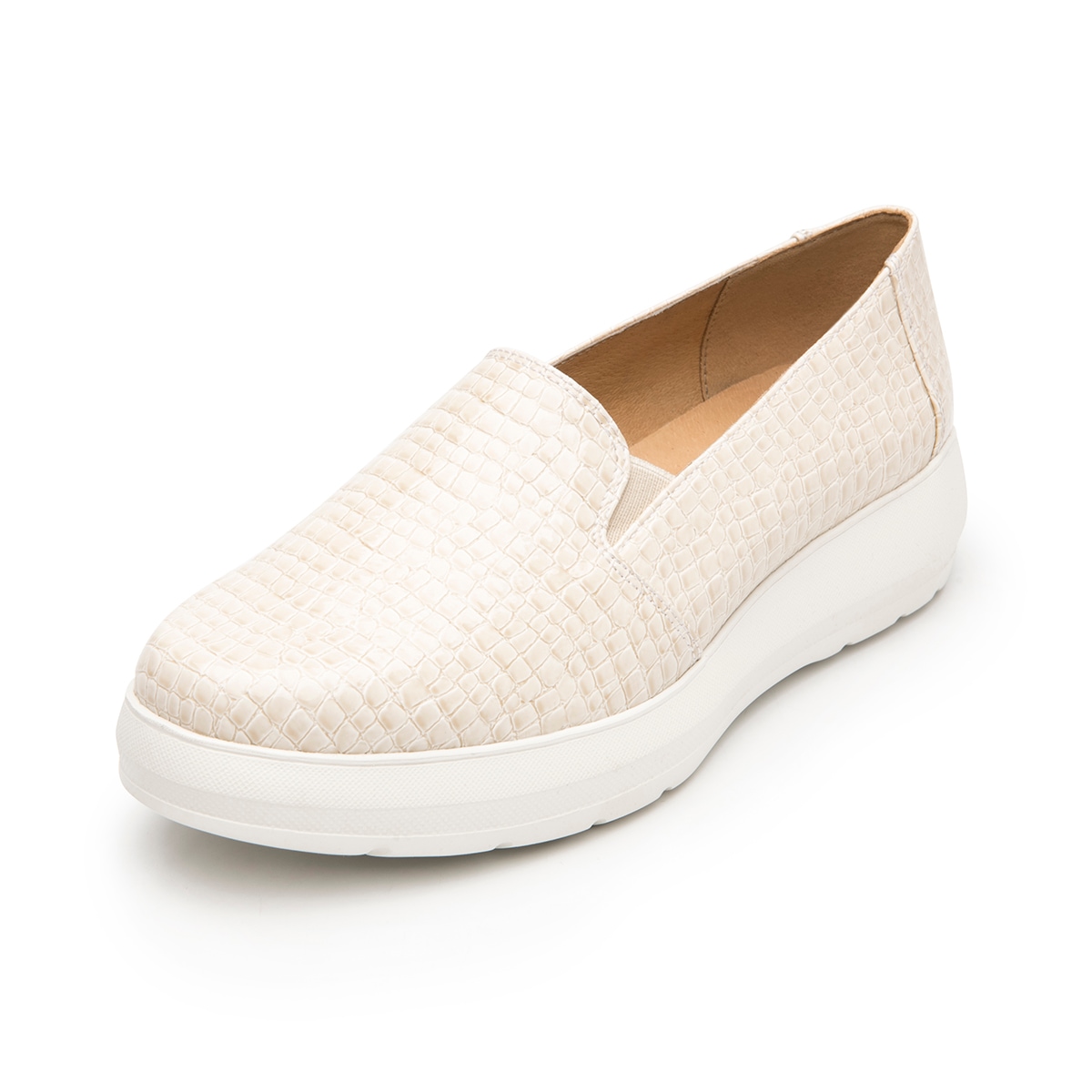 Mocasín Casual Flexi para Mujer Estilo 126716 Perla