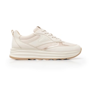 Sneaker Casual Flexi para Mujer con Suela Extra Ligera Estilo 127102 Beige