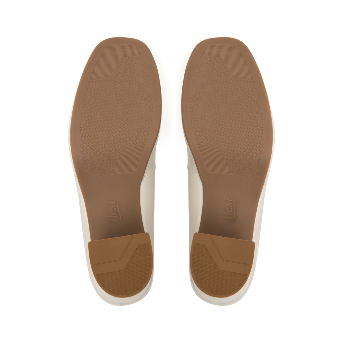 Zapatilla De Tacón Flexi para Mujer con Comfort Walk Estilo 127201 Beige