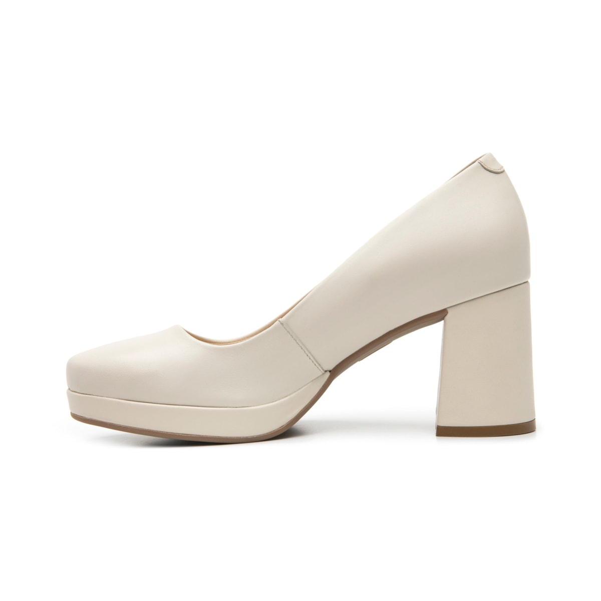 Zapatilla De Tacón Flexi para Mujer con Comfort Walk Estilo 127201 Beige